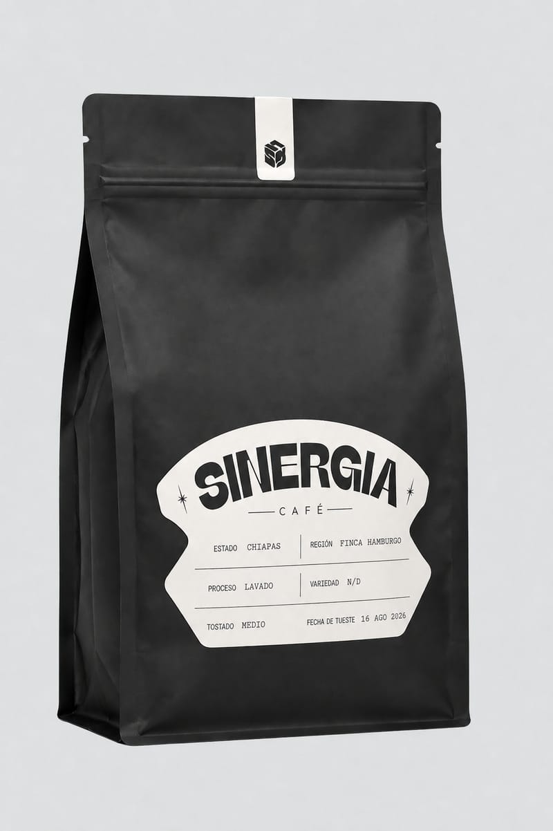 Mezcla Casa Sinergia, café de México